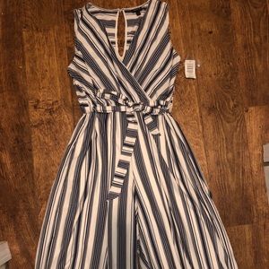 Torrid Striped Jumpsuit BNWT SZ 1